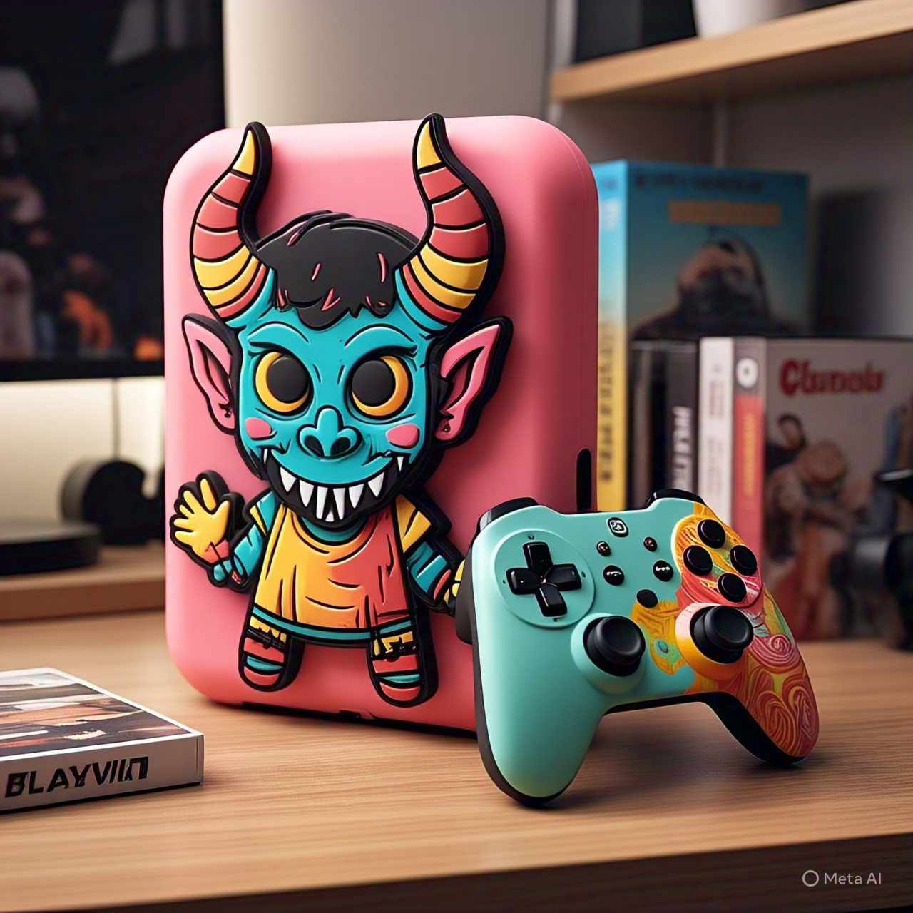 PlayVital Cute Demon Silicone Cover – Best Console Protection